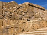 سکه همای سعادت طرح شیر گاو شکن - تصویر دوم
